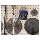 Assorted Hand Tools and Saw Blades Collection