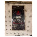 Collection of Tools with Craftsman Band Saw Blades and Accessories