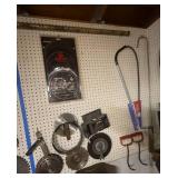 Collection of Tools with Craftsman Band Saw Blades and Accessories