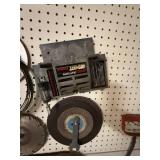 Collection of Tools with Craftsman Band Saw Blades and Accessories