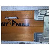 Mills Fleet Farm Wooden Platform Dolly with Metal Reinforcements