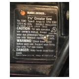 Black & Decker 7-1/4 Inch 2 HP Circular Saw