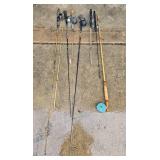 Set of Assorted Fishing Rods with Reels