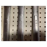 Set of Large Combination Wrenches with Various Sizes