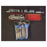 Assorted Vintage Socket Set with Ratchet and Accessories