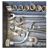 Vintage Giller Tool Corp Socket Wrench Set in Metal Case