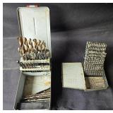 Set of Two Drill Bit Indexes: Huot and Triumph with Metal Case