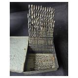 Set of Two Drill Bit Indexes: Huot and Triumph with Metal Case