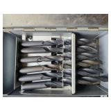 Large Metal Drill Bit Set in Storage Case
