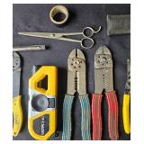 Collection of Hand Tools and Electrical Components