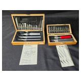 X-Acto Basic Knife Set with Additional Blades in Wooden Case