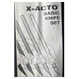 X-Acto Basic Knife Set with Additional Blades in Wooden Case