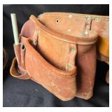 Leather Tool Belt with Assorted Hand Tools