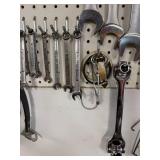 Collection of Assorted Hand Tools with Wrenches and Pliers