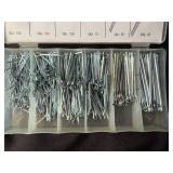 Assorted Collection of Fasteners, Cotter Pins, and Brass Fittings