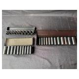 Lot of Campbell Hausfeld Deep Drive Sockets and Ratchet Tools