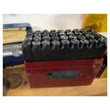 Collection of Hand Tools and Accessories Including Impact Driver, Letter Stamps, and Wrenches