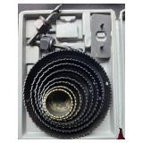 Large Holesaw Kit with Assorted Drill Bits and Grinding Wheels