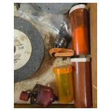 Large Holesaw Kit with Assorted Drill Bits and Grinding Wheels