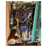 Assorted Electrical Hardware and Switch Parts Collection