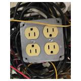 Assorted Electrical Hardware and Switch Parts Collection