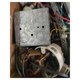 Assorted Electrical Hardware and Switch Parts Collection