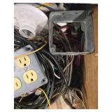 Assorted Electrical Hardware and Switch Parts Collection