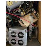 Assorted Electrical Hardware and Switch Parts Collection