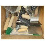 Set of Various Handheld Trowels and Scrapers