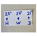 Vintage Wooden End Table with Single Drawer