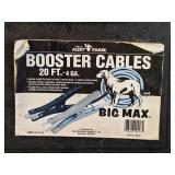 Heavy Duty 20 Ft 4 Gauge Booster Cables with Case