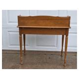 Vintage Wooden Writing Desk with Single Drawer