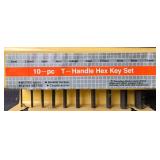 T-Handle Hex Key Set with Metric and SAE Sizes