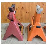 Set of Heavy-Duty Adjustable Jack Stands