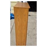 Five-Shelf Wooden Bookcase