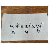 Five-Shelf Wooden Bookcase