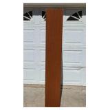 Tall Wooden Bookshelf with 5 Shelves