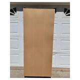 Tall Wooden Bookshelf with 5 Shelves