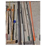 Collection of Various Gardening and Lawn Tools