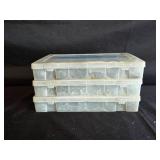 Set of Hardware Storage Cases with Assorted Screws and Nuts
