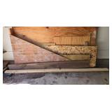 Collection of Assorted Wood Panels and Lumber