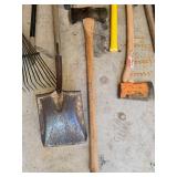 Collection of Assorted Gardening and Landscaping Tools