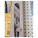 Collection of Garden Tools with Stihl Chainsaw Bars