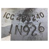 Used Midland LPG Cylinder with Flammable Gas Warning