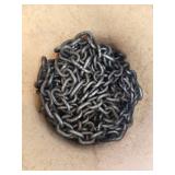 Collection of Buckets with Chains, Ropes, and Cables