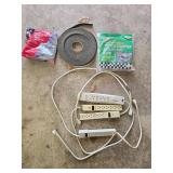Collection of Power Strips, Truck Camper Mounting Tape, and Foam Weather Strip - content quantities unverified