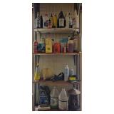 Collection of Automotive Fluids and Maintenance Products - contents quantities unverified