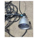 Lot of Industrial Work Lights with Long Extension Cords