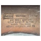 Sears Craftsman 3/8 Air Drill Model 756.18896