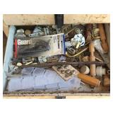 Assorted Wheels and Metal Hardware Collection